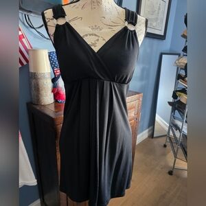 INC International Concepts Black Mini Dress